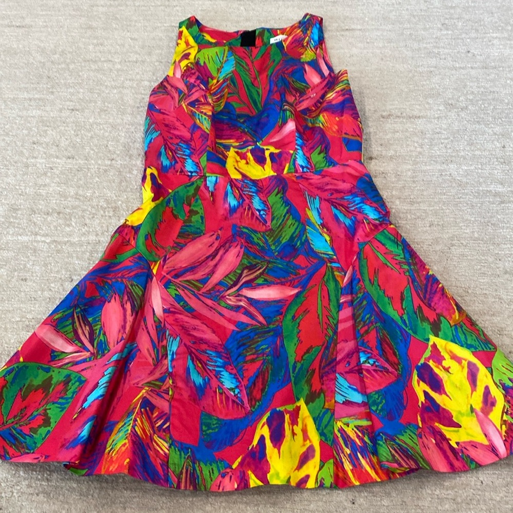 Size 6 Milly Tropical Dress